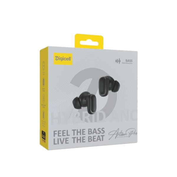 Digicell Artisan Pro TWS Hybrid ANC Midnight Noir