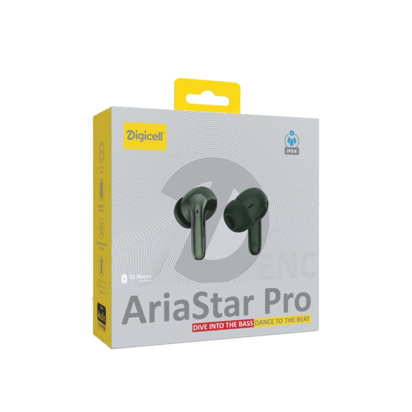 Digicell AriaStar Pro TWS ENC zelena