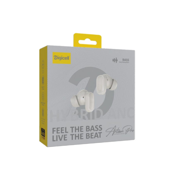 Digicell Artisan Pro TWS Hybrid ANC kremasto bijela