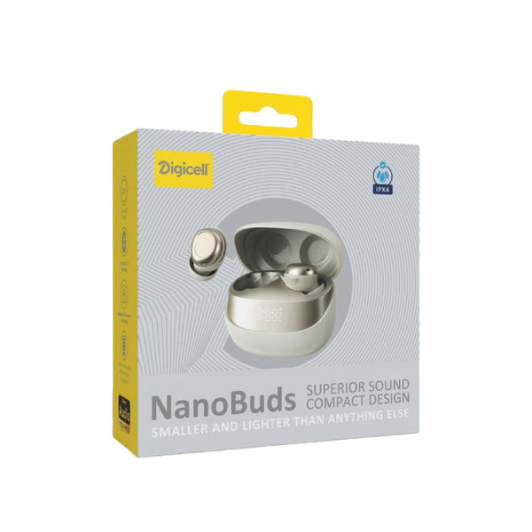 Digicell NanoBuds TWS (krem bijele)